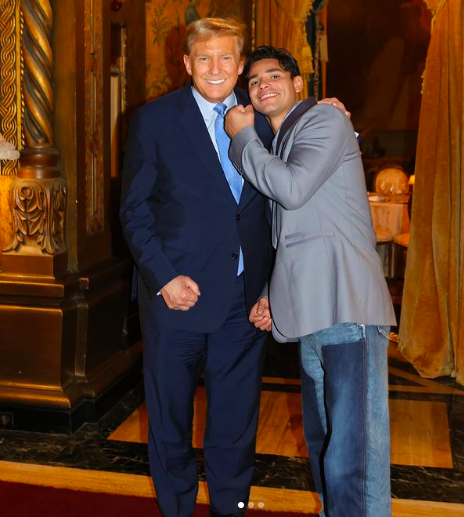 Donald Trump and Ryan Garcia